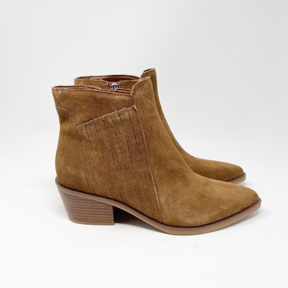 Dolce Vita Salome Bootie Brown Suede Leather Women’s Boots Shoes Size 7.5 - Picture 2 of 11
